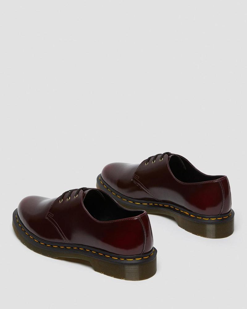 Dr Martens Vegan 1461 Oxford Schoenen Dames Roze Rood | NL 412JPQ